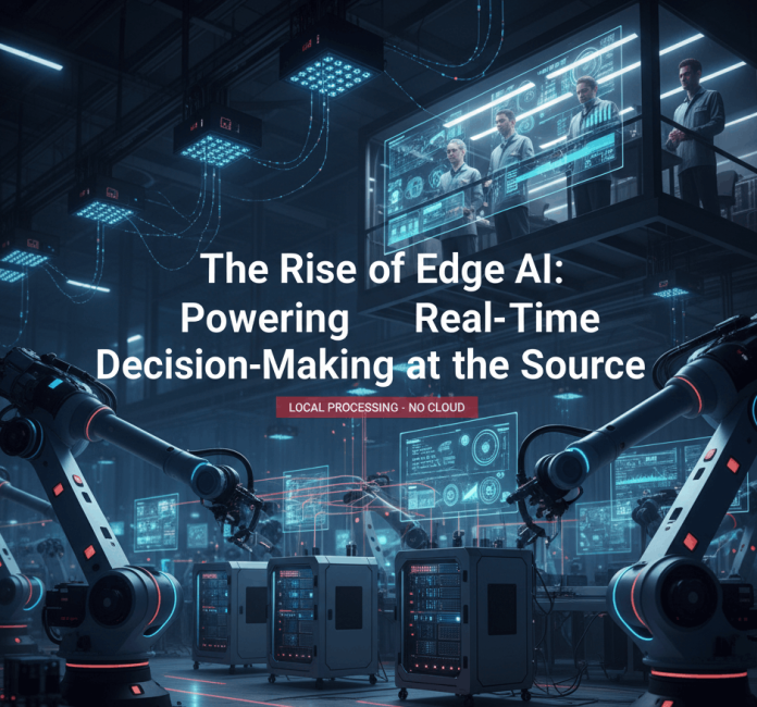 Edge AI processing data at the source for real-time decision-making